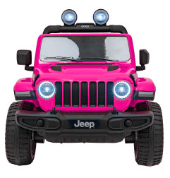 Vaikiškas Elektromobilis Jeep Wrangler Rubicon, Rožinis