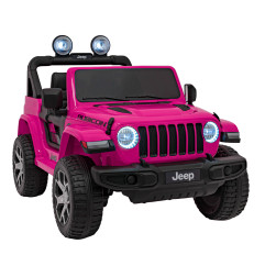 Vaikiškas Elektromobilis Jeep Wrangler Rubicon, Rožinis