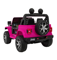 Vaikiškas Elektromobilis Jeep Wrangler Rubicon, Rožinis