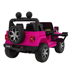 Vaikiškas Elektromobilis Jeep Wrangler Rubicon, Rožinis