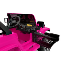 Vaikiškas Elektromobilis Jeep Wrangler Rubicon, Rožinis