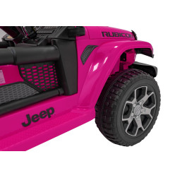Vaikiškas Elektromobilis Jeep Wrangler Rubicon, Rožinis