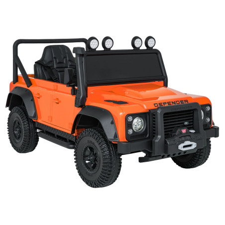 "Land Rover Defender 110 SVX Concept" oranžinė transporto priemonė