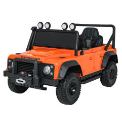 Vaikiškas elektromobilis Land Rover Defender 110 SVX Concept, Oranžinis