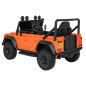 "Land Rover Defender 110 SVX Concept" oranžinė transporto priemonė