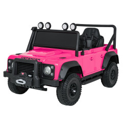 Vaikiškas elektromobilis Land Rover Defender 110 SVX Concept, Rožinis