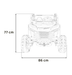 Vaikiškas elektrinis bagis RACING Road 2000, Mėlynas
