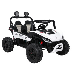 Vaikiškas elektrinis bagis SPEEDY 4x4, Baltas