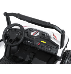 Vaikiškas elektrinis bagis SPEEDY 4x4, Baltas