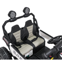 Vaikiškas elektrinis bagis SPEEDY 4x4, Baltas