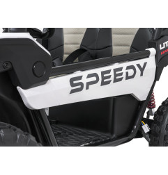 Vaikiškas elektrinis bagis SPEEDY 4x4, Baltas