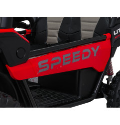 Vaikiškas elektrinis bagis SPEEDY 4x4, Raudonas