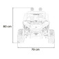 SPEEDY 4x4 Buggy transporto priemonė Juoda SPEEDY 4x4 Buggy transporto priemonė Juoda