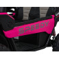SPEEDY 4x4 rausvos spalvos bagių transporto priemonė