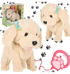 RC valdomas Interaktyvus šuo su pavadėliu