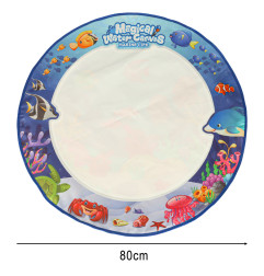 Vandens spalvinimo kilimėlis 80 cm apvalus - 13