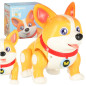 Šuo šuo interaktyvus robotas Corgi šviečiančios ausys muzika Šuo šuo interaktyvus robotas Corgi šviečiančios ausys muzika