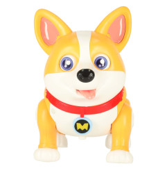 interaktyvus robotas šuo Corgi šviečiančios ausys ir muzika
