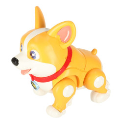 interaktyvus robotas šuo Corgi šviečiančios ausys ir muzika