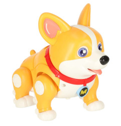 interaktyvus robotas šuo Corgi šviečiančios ausys ir muzika