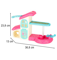 Viešbutis naminiams gyvūnams SPA namas šunims katėms gyvūnams aksesuarai 26 vnt.