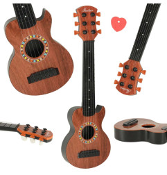 Klasikinė gitara vaikams medinė 6 stygų 18 colių 46,5 cm
