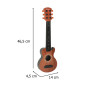 Klasikinė gitara vaikams medinė 6 stygų 18 colių 46,5 cm Klasikinė gitara vaikams medinė 6 stygų 18 colių 46,5 cm