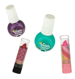 Vaikiškas makiažo ir nagų priežiūros rinkinys 22 prekės