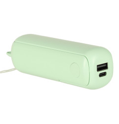 Mini Stalinis ventiliatorius USB žalias