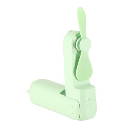 Mini Stalinis ventiliatorius USB žalias