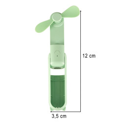 Mini Stalinis ventiliatorius USB žalias