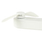 Stalinis ventiliatorius mini rankinis sulankstomas ventiliatorius nešiojamas USB baltas Stalinis ventiliatorius mini rankinis sulankstomas ventiliatorius nešiojamas USB baltas
