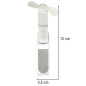 Stalinis ventiliatorius mini rankinis sulankstomas ventiliatorius nešiojamas USB baltas Stalinis ventiliatorius mini rankinis sulankstomas ventiliatorius nešiojamas USB baltas