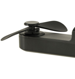 Mini Stalinis ventiliatorius USB juodas