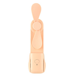 Mini Stalinis ventiliatorius USB rožinės spalvos