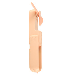Mini Stalinis ventiliatorius USB rožinės spalvos