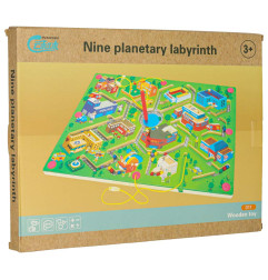 Medinė magnetinė stalo žaidimų lenta miestas 2 žaidėjams