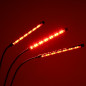 LED augalų augimo lempos skydelis su 3 lemputėmis LED augalų augimo lempos skydelis su 3 lemputėmis