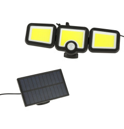 LED saulės lempa 3in1 su sutemų judesio jutikliu