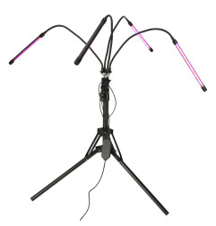 LED augalų augimo lempa ant stovo 4x80LED