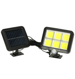 Saulės judesio ir sutemų jutiklio lempa 120 LED
