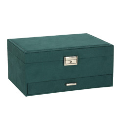 Juvelyrinių dirbinių dėžutės organizatorius žalias