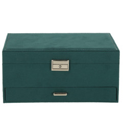 Juvelyrinių dirbinių dėžutės organizatorius žalias