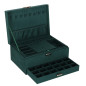 Juvelyrinių dirbinių dėžutės organizatorius žalias Juvelyrinių dirbinių dėžutės organizatorius žalias