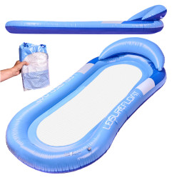 Pripučiamas baseino čiužinys su tinkleliu mėlynas