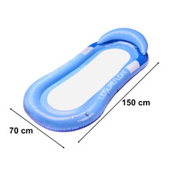 Pripučiamas baseino čiužinys su tinkleliu mėlynas