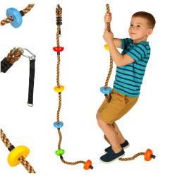 Laipiojimo virvė sūpynės laipiojimo virvė su platformos mazgais 200 cm