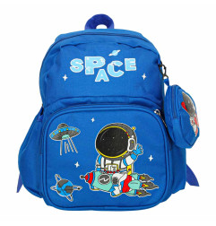 Vaikų darželio/mokyklinė kuprinė astronautas 30x22x11cm - 4