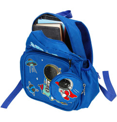 Vaikų darželio/mokyklinė kuprinė astronautas 30x22x11cm - 6