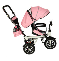 Trike Fix V3 triratis 3in1 vežimėlis dviratis rožinis